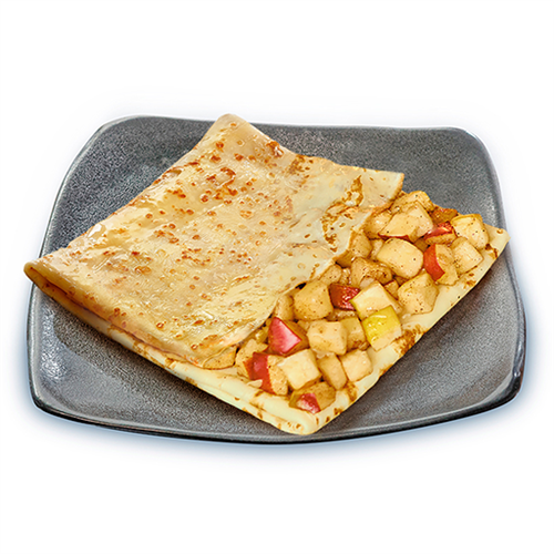 Блин  с яблоком и  корицей 2744